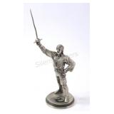Pewter Pirate Figurine, Made in Canada