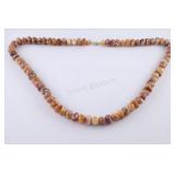 Natural Sunstone Smooth Rondelle Bead Necklace
