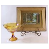 W. T. Wood Signed Watercolor, Iridescent Carnival