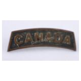 WWI Canada Shoulder Title