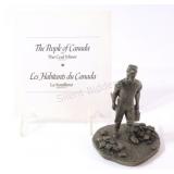 Franklin Mint Pewter "The Coal Miner" Series