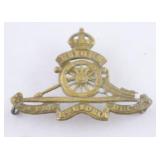WWI / WWII Royal CDN Artillery (Gunners) Cap Badge