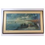 "F. Schreiter" Original Signed Oil on Canvas Art