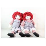VTG 35" Raggedy Ann & Andy Dolls