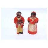 Large Aunt Jemima & Uncle Mose Salt & Pepper Shake