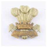 Pre WWI Leinster Reg Royal Edwardian Cap Badge
