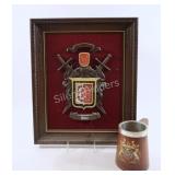 Library of Arms Plaque w Tankard