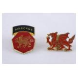 2 - 108Th U.S. Airborne Phantom Division Pins