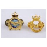 Canadian Air Force Cap Badge & Enamel Cap Badge