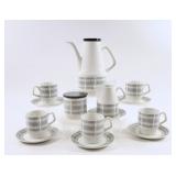 Mid Century Old Lace Coffee Service Set