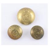 3 WWI CDN Armed Forces Division, CEF Corps Buttons