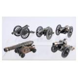Five Replica "Pencil Miniature Sharpener "Canons"
