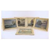 Framed Ships at Sea Litho Prints