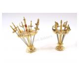 Vintage Toledo  Swoard Cocktail Sets