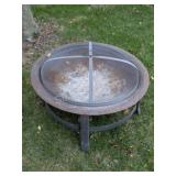 Outdoor Screen Dome Fireplace on Frame