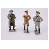 WWII German Military w Italian Dictator by Hiriart