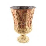 Hammered Tin Decorative Floor Planter