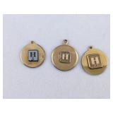 VTG Gold Filled "Year" Pendant / Charms