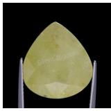 $13,000 Appraisal - 20 ct Cert. Yellow Beryl Gemst