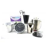 OGGI Compost Pail , Wall Clock, Herb Pots