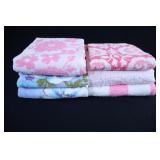 VTG Set of Bath, Hand & Face Towels