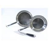Cuisinox 3 - Ply Stainless Seel 18 /10 Frying Pans