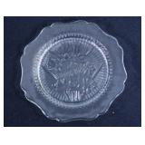 Jeannette Glass Iris & Herringbone Depression Plat