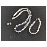 Multicolored Cultured Freshwater Pearl Necklace Se