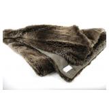 Restoration Hardware Faux Fur Throw 60" x 48"