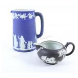 Wedgwood Jasperware Pitcher & Creamer
