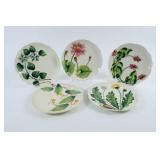 Antique Hand Painted Floral Plates for BIRKS
