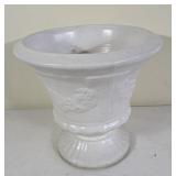 Large Ceramic Heavy White Urn Planter