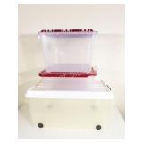 1 Large, 1 Medium, 1 Smaller Storage Bins