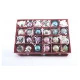 Hand Decorated Glass Christmas Ornaments