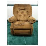 VTG Reclining Brown Corduroy-Fabric Chair