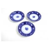 J&G Meakin Flow Blue Butter Pats-Balmoral Pattern