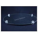 Oval Footed Display Table Mirror