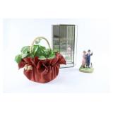 Norman Rockwell Bisque Figurine, Greenery,Cabinet
