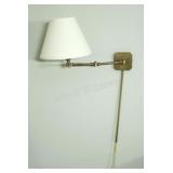 Pair of Brass Swing Arms Wall Lamps X 2
