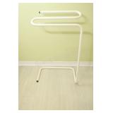 White Metal Cured Blanket Holder