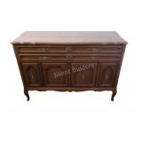 French Provincial Dining Side Board & Hutch