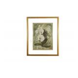 Large Botanical Orchid Litho / Print Artwork