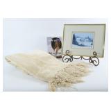 Bill Saunders "Frosty Day" Signed Print, Throw