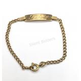 750 -  18 K Yellow Gold Personalized Bracelet