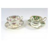 Bone China Tea Cups, E.B. Foley & E. Hughes