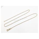 10K Yellow Gold Twist Rope Necklace