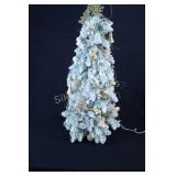 Table Top Christmas Decorated Lighted Tree