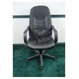 High Back Bonded Leather Office Arm Chair
