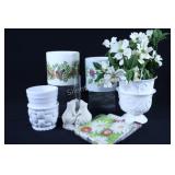 Abott Decorative Planters, Napkins & Floral