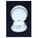 Limoges & Cornet France Gold Rim Bone China Set